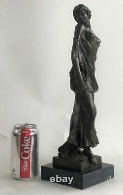 Bronze Sculpture Statue Superb Art Style New Sexy Maiden Figure Fr