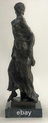 Bronze Sculpture Statue Superb Art Style New Sexy Maiden Figure Fr