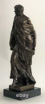 Bronze Sculpture Statue Superb Art Style New Sexy Maiden Figure Gift Nr