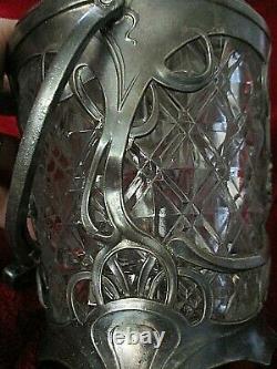 Bucket Has Biscuits Art Nouveau 1900 Judgensthil Crystal And Etan Guimard Style