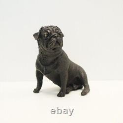 Bulldog Animalier Statue Sculpture in Art Deco and Art Nouveau Style