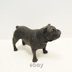 Bulldog Animalier Statue Sculpture in Art Deco and Art Nouveau Style