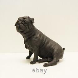 Bulldog Animalier Statue Sculpture in Art Deco and Art Nouveau Style