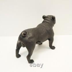 Bulldog Animalier Statue Sculpture in Art Deco and Art Nouveau Style