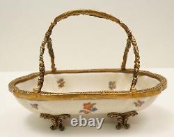 Centerpiece Bowl Flower Art Deco Style Art Nouveau Porcelain