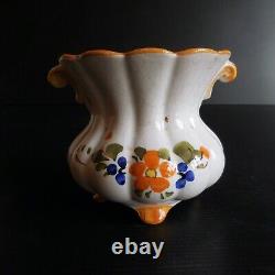 Ceramic Faience Handmade Style Vintage Mustiers Art Nouveau France N4862