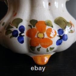 Ceramic Faience Handmade Style Vintage Mustiers Art Nouveau France N4862