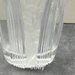 Charming Crystal Vase Art Style New Baccarat Lalique Daum