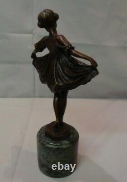 Classic Statue Style Art Deco Style Art New Solid Bronze Sign