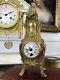 Clock Old 19 Th Bronze To Gold A Louis Xv Style Decor Putti