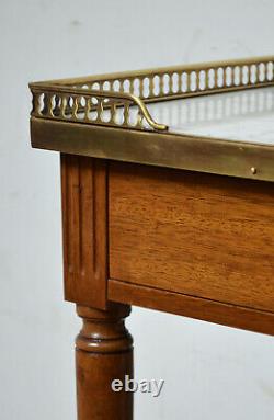 Console Serves Louis XVI Style In Mahogany