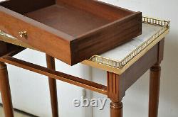 Console Serves Louis XVI Style In Mahogany