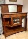 Credenza With Elm Burl Veneer Art Nouveau 1900 Majorelle Guimard Style