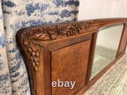 Credenza with Elm Burl Veneer Art Nouveau 1900 Majorelle Guimard Style