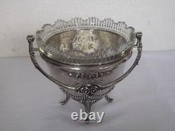 Decorative Art Nouveau Style Bowl from 1901 from Denmark in 830 Silver #9601