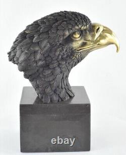 Eagle Bird Animal Sculpture Art Deco Style Art Nouveau Bronze