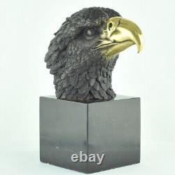 Eagle Bird Animal Sculpture Statue Art Deco Art Nouveau Style Bronze