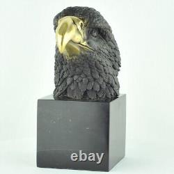 Eagle Bird Animal Sculpture Statue Art Deco Art Nouveau Style Bronze