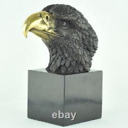 Eagle Bird Animal Sculpture Statue Art Deco Art Nouveau Style Bronze