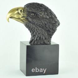 Eagle Bird Animal Sculpture Statue Art Deco Art Nouveau Style Bronze