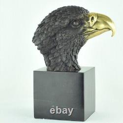 Eagle Bird Animal Sculpture Statue Art Deco Art Nouveau Style Bronze