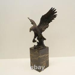 Eagle Bird Animal Statue Sculpture Art Deco Art Nouveau Bronze