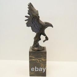 Eagle Bird Animal Statue Sculpture Art Deco Art Nouveau Bronze