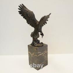 Eagle Bird Animal Statue Sculpture Art Deco Art Nouveau Bronze