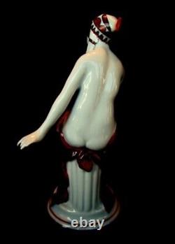 Figurine Statue Bather Pin-up Sexy Art Deco German Style Art Nouveau