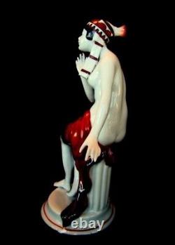 Figurine Statue Bather Pin-up Sexy Art Deco German Style Art Nouveau