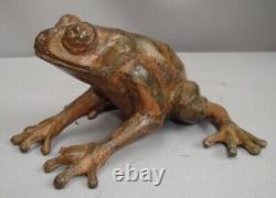 Frog Animalier Style Art Deco Style Art Nouveau Bronze Statue Sculpture