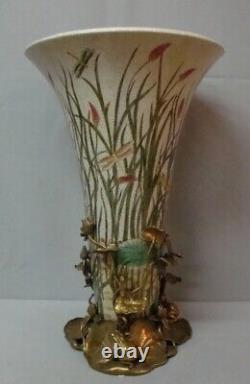 Frog Figurine Vase Style Art Deco Style Art New Porcelain