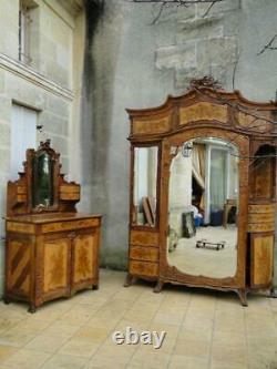 Furniture Art Nouveau Wardrobe And Dresser Psyche Jugendstil 1900 Modern Style
