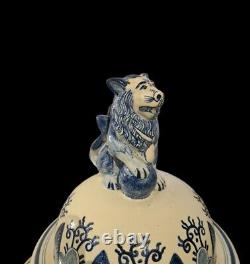 Ginger Pot 44cm Faience Sainte Radegonde Gustave Asch Style China