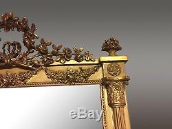 Grand Golden Mirror Louis XVI In 1900