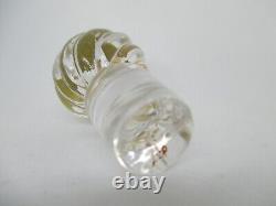 Hand-Painted Crystal Glass Perfume Bottle France circa 1900 Art Nouveau Style