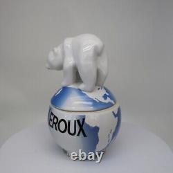 Jewelry Box Animal Bear Leroux Art Deco Art Nouveau Porcelain