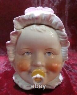 Jewelry Box Baby Figurine Art Deco Art Nouveau Porcelain