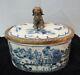 Jewelry Box Dog Figurine Animal Style Art Deco Art Nouveau Porcelain