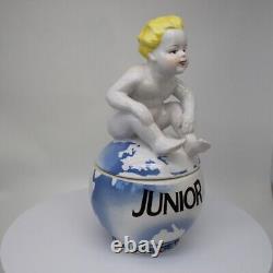 Jewelry box with baby figurine Junior Style Art Deco Style Art Nouveau Pig