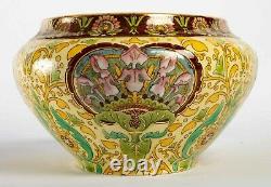 Keller And Guerrin Vase In Art Nouveau Ceramics, Mucha Style