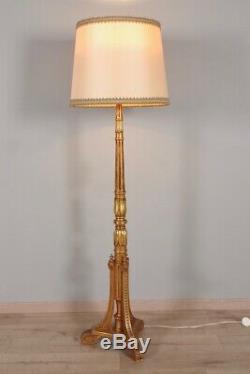 Lamp Gilded Wood Louis XVI Style