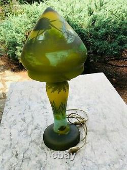 Lamp Mushroom Style Galle' Art Nouveau