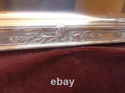 Large Tray Gallia Christofle, Louis XVI Style, Silver Metal, L53cmxl 33cm
