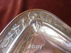 Large Tray Gallia Christofle, Louis XVI Style, Silver Metal, L53cmxl 33cm