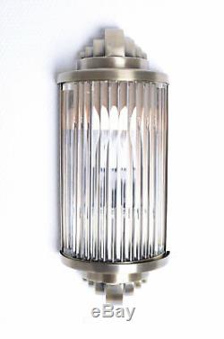 Lighting Film Lamp Glass Wall Lamp Art Deco Style 20er Years