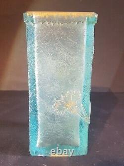 Little Vase Bleu Daum Nancy From Art Nouveau Style
