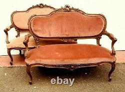 Louis XV Style Lounge Furniture Four Chairs Two Chairs Two Benches