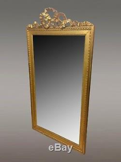Louis XVI Style Gilt Mirror Pediment Tape