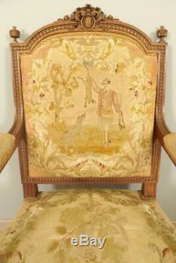 Louis Xvi-style Armchairs Tapestry Small Point